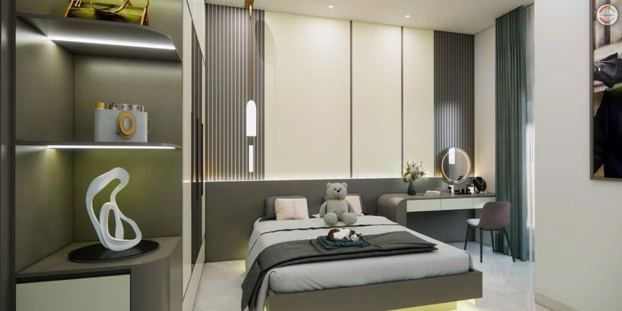 Phòng Ngủ Phong Cách Hiện Đại Luxury