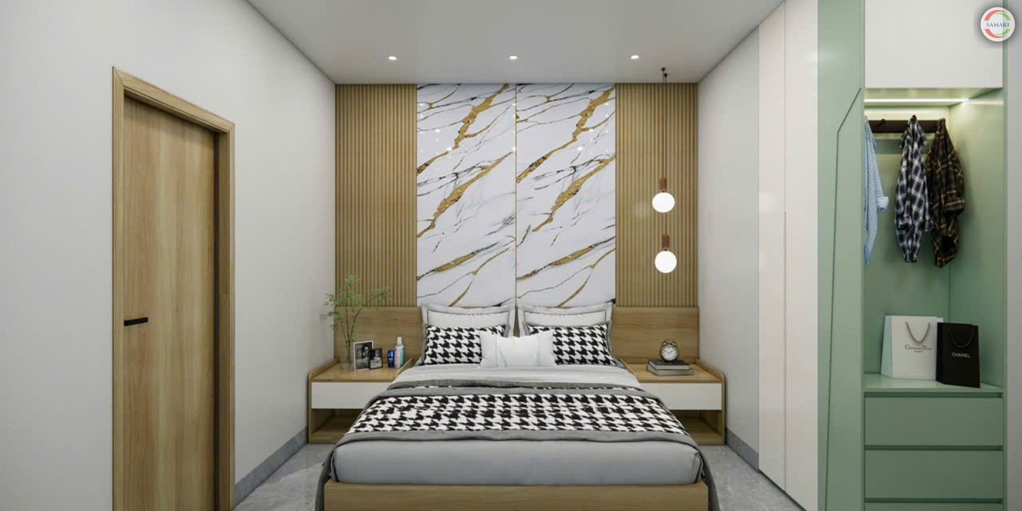 Phòng Ngủ Phong Cách Hiện Đại Luxury