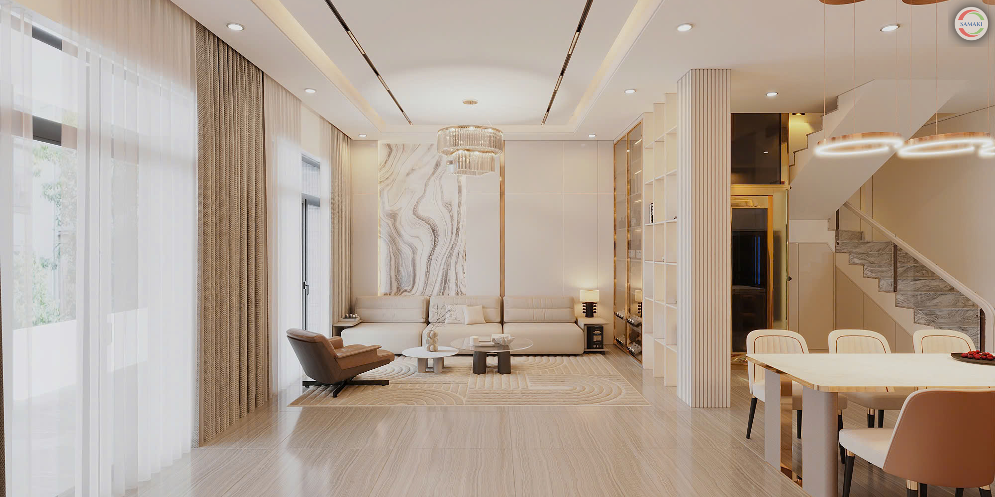 Nội Thất Nhà Phố Luxury
