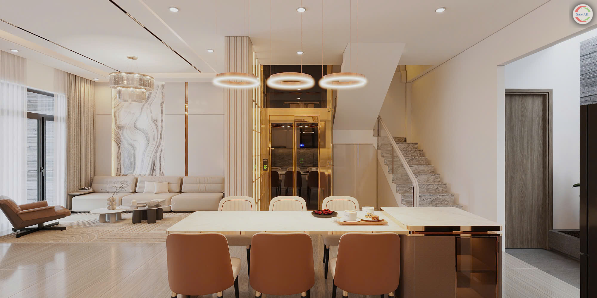 Nội Thất Nhà Phố Luxury