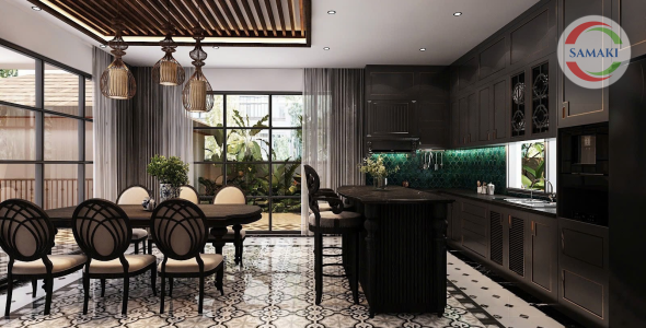 NỘI THẤT VILLA PHONG CÁCH INDOCHINE