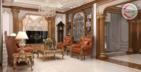 Phòng Khách Phong Cách Tân Cổ Điển