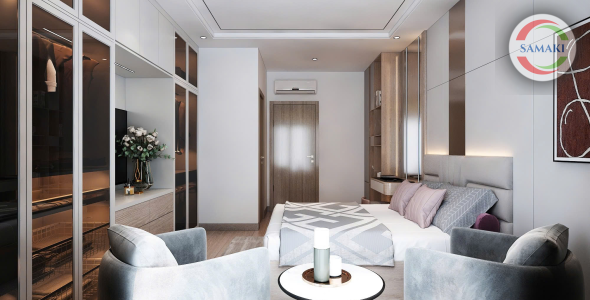 nội thất phong cách hiện đại c Ngân quận 12