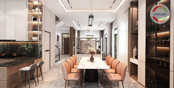 NỘI THẤT BIỆT THỰ PHONG CÁCH LUXURY