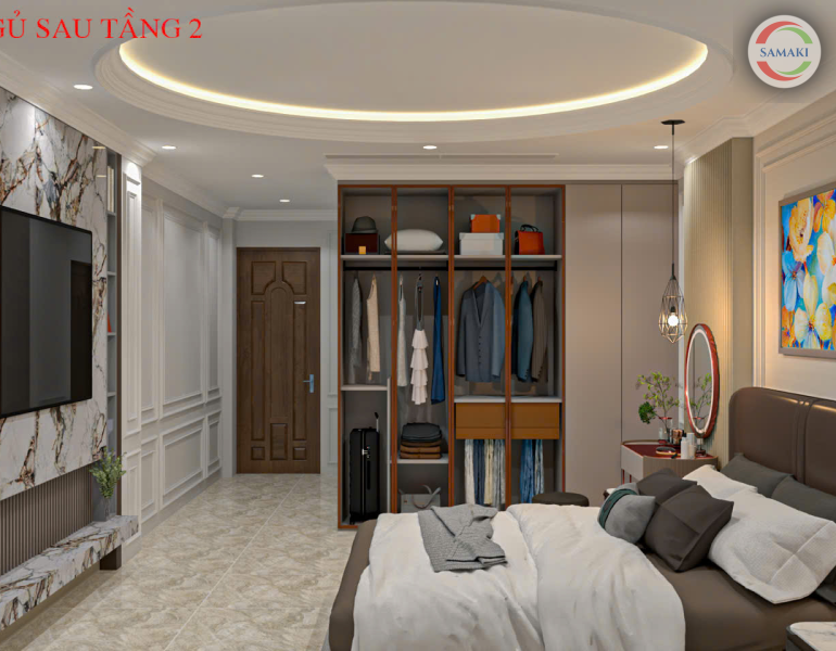Nội thất nhà phố 2 tầng Gò Vấp