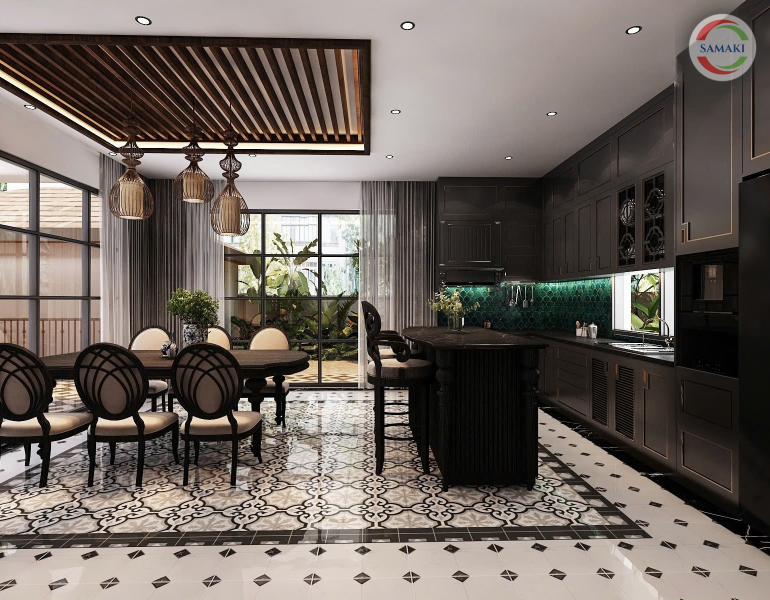 NỘI THẤT VILLA PHONG CÁCH INDOCHINE