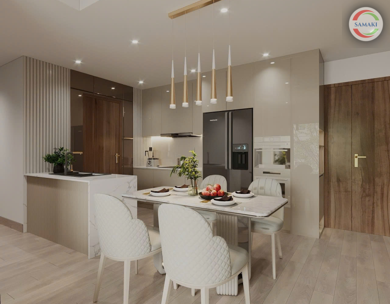 nội thất chung cư phong cách luxury quận 9