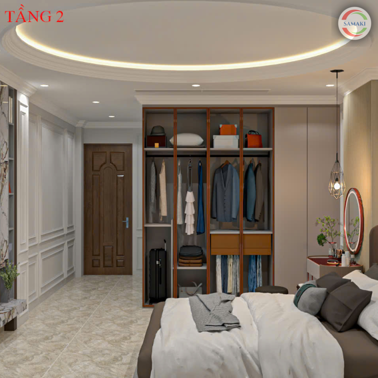 Nội thất nhà phố 2 tầng Gò Vấp