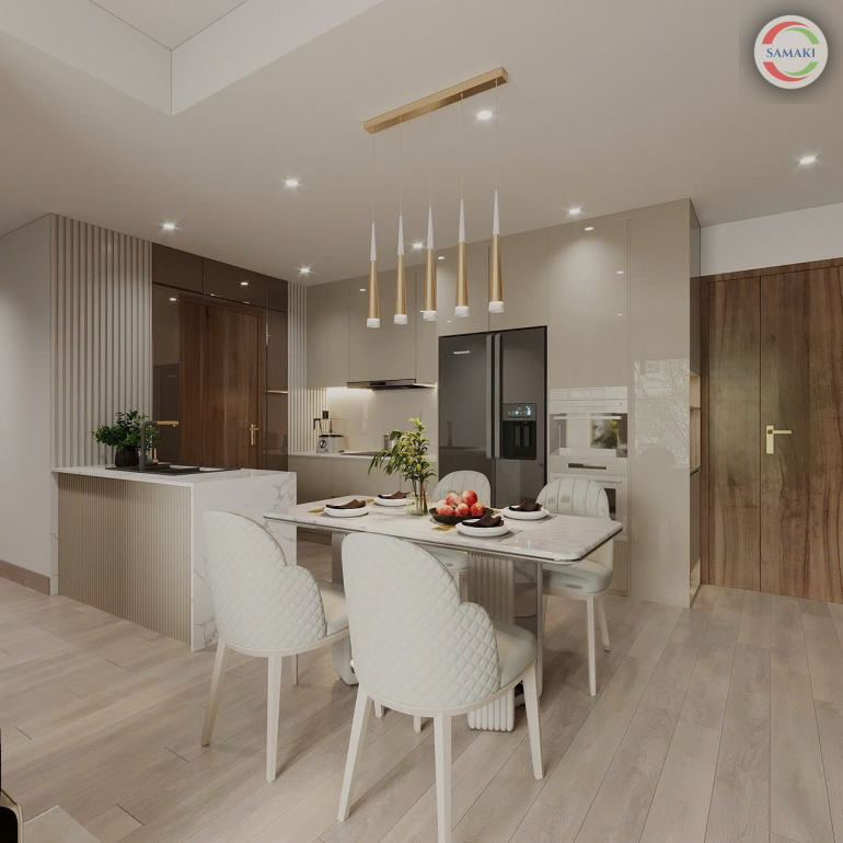 nội thất chung cư phong cách luxury quận 9
