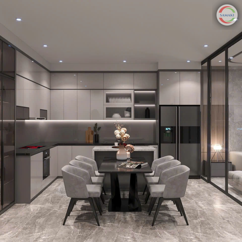 Nhà Bếp Phong Cách Hiện Đại Đơn Giản