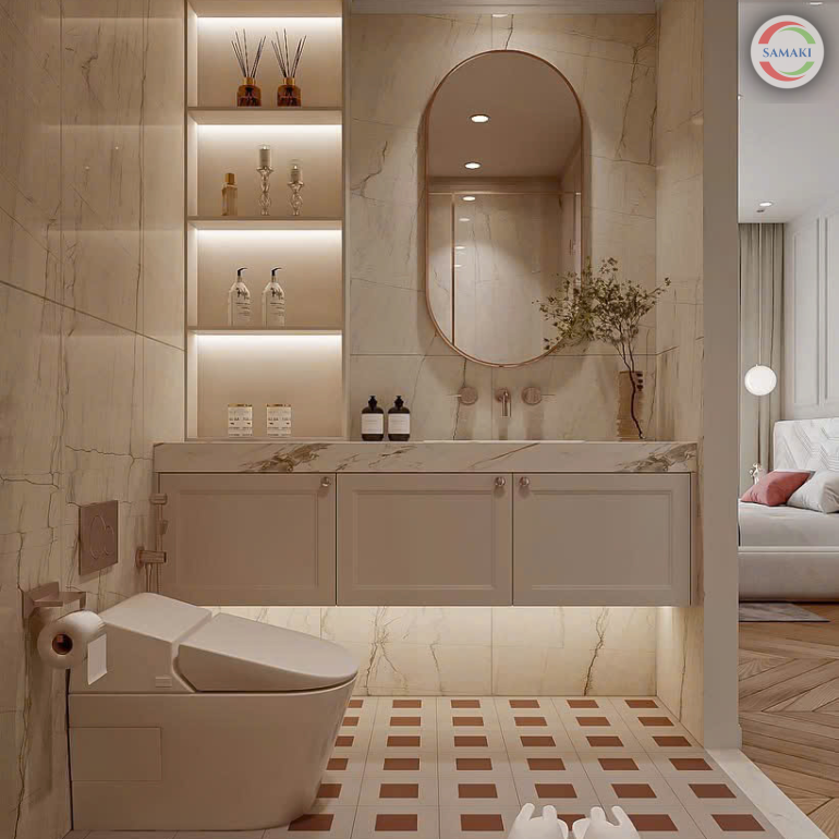 Nhà Vệ Sinh Phong Cách Luxury